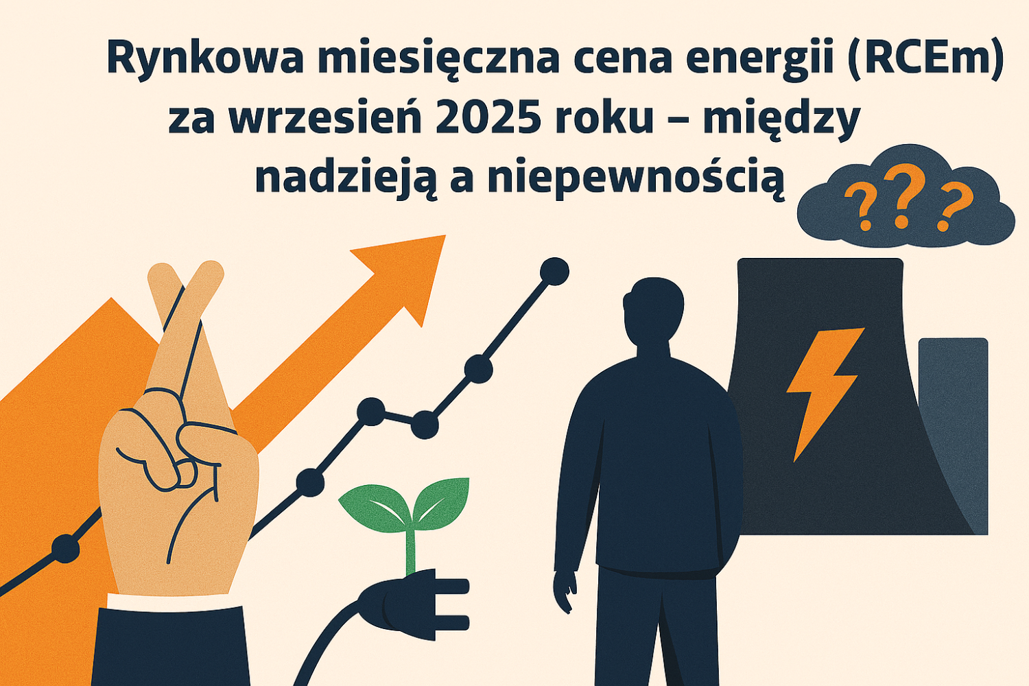 Rynkowa miesięczna cena energii RCEm za wrzesień 2025 roku
